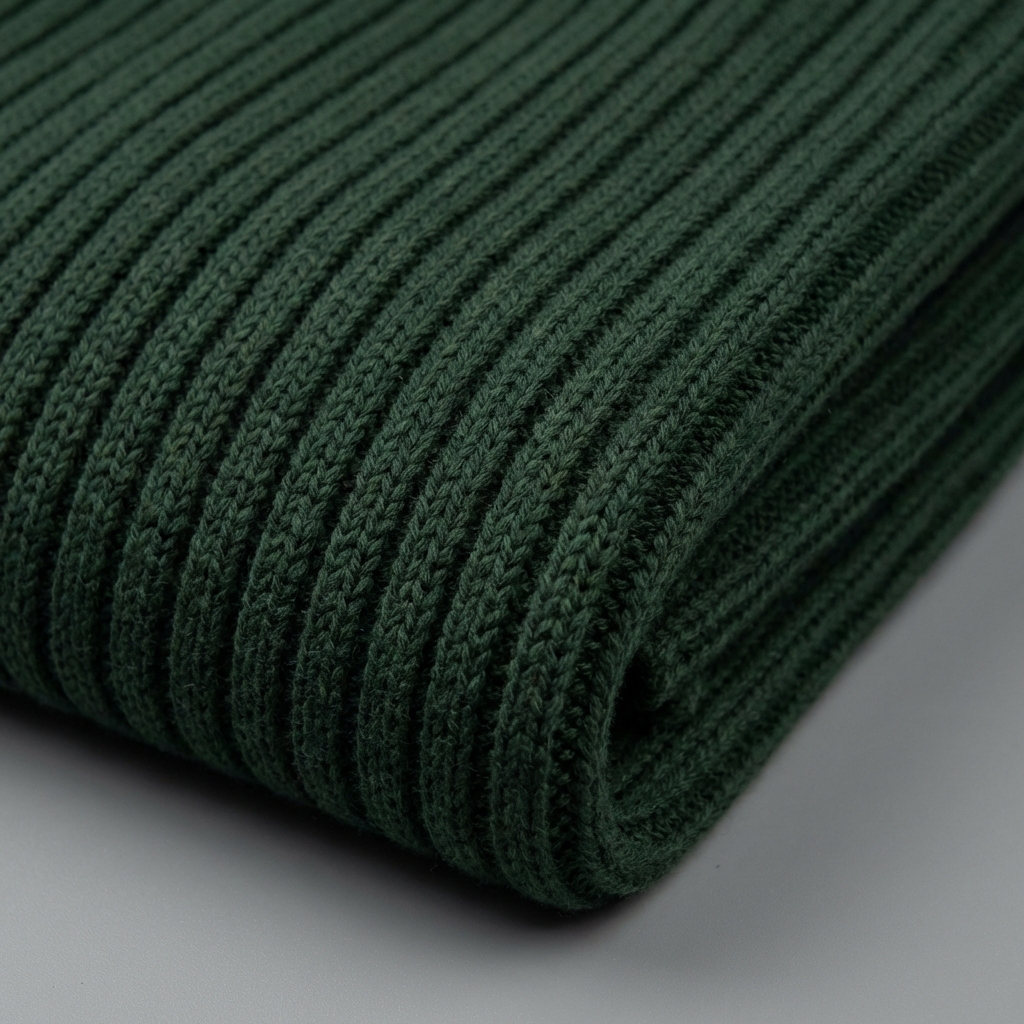 Rib knit fabric